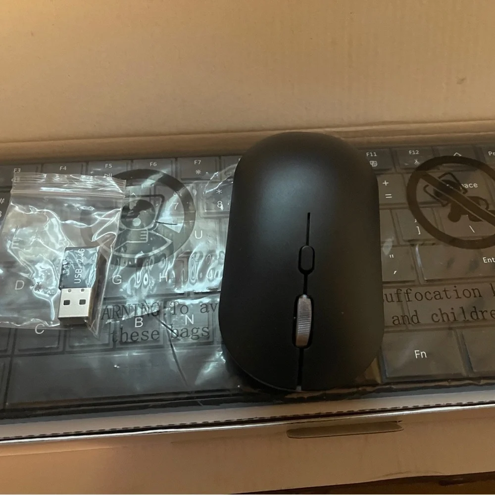 Jelly Comb Blacklit Wireless Keyboard and Mouse Combo